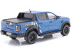 Cochesdemetal.es 2022 Ford Raptor Pick-Up Azul Metalizado Decorado 1:18 MC Group 18455