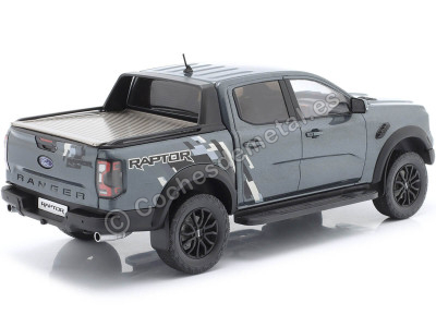 Cochesdemetal.es 2022 Ford Raptor Pick-Up Gris Metalizado Decorado 1:18 MC Group 18457 2