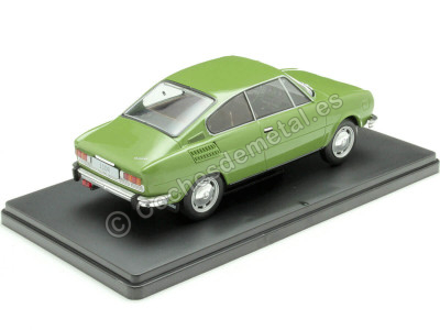 Cochesdemetal.es 1970 Skoda 110R Coupé Verde 1:24 WhiteBox 124227 2