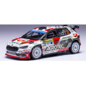 Cochesdemetal.es 2023 Skoda Fabia RS Rally2 Nº18 Kopecký/Hloušek Rally Barum 1:43 IXO Models RAM907.22