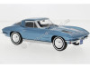 Cochesdemetal.es 1963 Chevrolet Corvette Stinggray (C2) Bleu métallique 1:24 Whitebox 124232