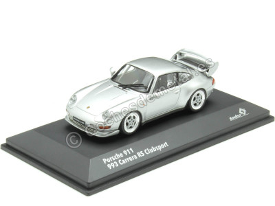 Cochesdemetal.es 1993 Porsche 911 (993) Carrera RS Clubsport Plateado Polar 1:43 Solido S4313803