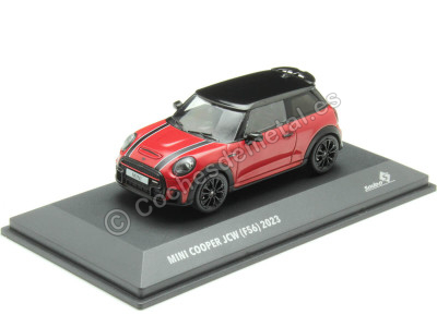 Cochesdemetal.es 2023 Mini Cooper JCW (F56) Rojo/Negro 1:43 Solido S4315001