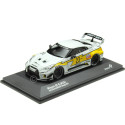 Cochesdemetal.es 2022 Nissan GT-R (R35) Liberty Walk Body Kit Blanco/Amarillo Decorado 1:43 Solido S4311208