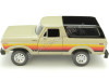 Cochesdemetal.es 1978 Ford Bronco HardTop Beige/Negro Decorado 1:24 Motor Max 79373