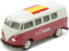 Cochesdemetal.es Estuche Expositor con 12 Volkswagen T1 Bus "I Love Spain" 1:60 Welly 52221