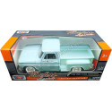 Cochesdemetal.es 1966 Chevrolet C10 Fleetside Pick-up Verde Menta 1:24 Motor Max 79379