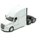 Cochesdemetal.es 2023 Cabeza Tractora Freightliner Cascadia 3 Ejes Blanco 1:64 Welly 68060F