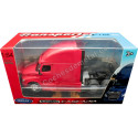 Cochesdemetal.es 2023 Cabeza Tractora Freightliner Cascadia 3 Ejes Rojo 1:64 Welly 68060F