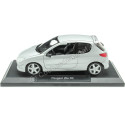 Cochesdemetal.es 2003 Peugeot 206 RC Plateado Aluminio 1:18 Norev 184726