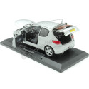 Cochesdemetal.es 2003 Peugeot 206 RC Plateado Aluminio 1:18 Norev 184726