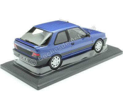 Cochesdemetal.es 1991 Peugeot 309 GTi16 Azul Miami 1:18 Norev 184881 2