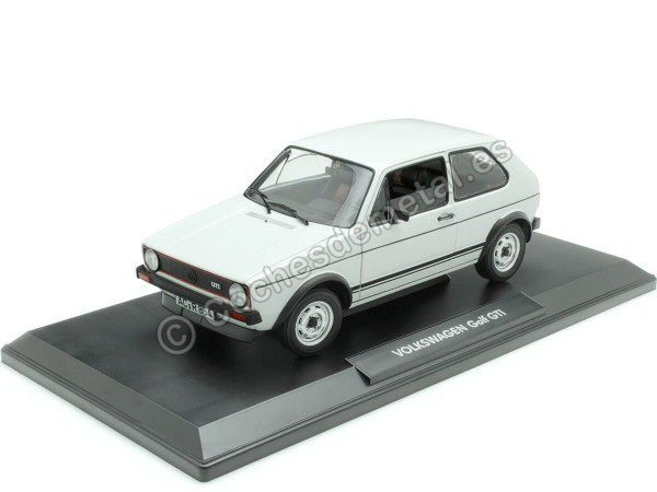 Cochesdemetal.es 1977 Volkswagen Golf I GTI Blanco Alpino 1:18 Norev 188484