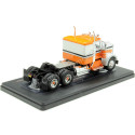 Cochesdemetal.es 1970 Cabeza Tractora Kenworth W 925 Blanco/Naranja Decorado 1:43 IXO Models TR203.22