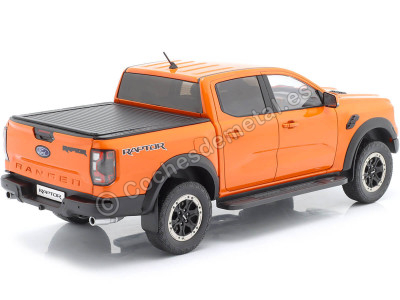 Cochesdemetal.es 2022 Ford Raptor Pick-Up Naranja 1:18 MC Group 18456 2