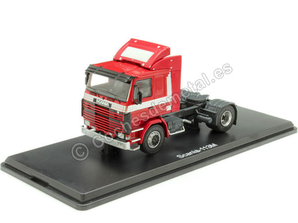 Cochesdemetal.es 1991 Cabeza Tractora Scania 113 M Rojo Decorado 1:43 Premium ClassiXXs PCL47112