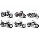 Lote 6 Motocicletas Harley-Davidson 1:18 Maisto 31360 Series 32 Cochesdemetal 1 - Coches de Metal 