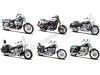 Lote 6 Motocicletas Harley-Davidson 1:18 Maisto 31360 Series 32 Cochesdemetal 1 - Coches de Metal 