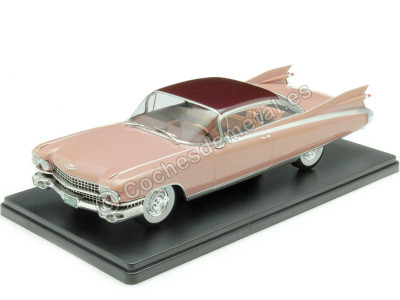 Cochesdemetal.es 1959 Cadillac Eldorado Seville Rosa Claro 1:24 WhiteBox 124235