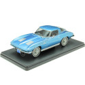 Cochesdemetal.es 1963 Chevrolet Corvette Stingray (C2) Azul Metalizado 1:24 WhiteBox 124232