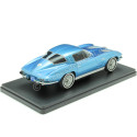 Cochesdemetal.es 1963 Chevrolet Corvette Stinggray (C2) Bleu métallique 1:24 Whitebox 124232