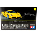 Cochesdemetal.es 2002 Ferrari Enzo "Plastic Model Kit" Amarillo 1:24 Tamiya 24301