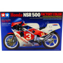 Cochesdemetal.es 1986 Honda NSR 500 HRC "Plastic Model Kit" Blanco Decorado 1:12 Tamiya 14099