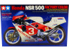 Cochesdemetal.es 1986 Honda NSR 500 HRC "Plastic Model Kit" Blanco Decorado 1:12 Tamiya 14099