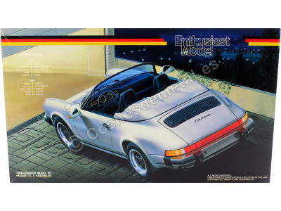 CARSDEMETAL.ES 1987 Porsche 911 Carrera Speedster "Kit de modèle en plastique" Silver 1:24 Fujimi 08026