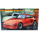 Cochesdemetal.es 1982 Porsche 911 Flatnose "Plastic Model Kit" Rojo 1:24 Fujimi 08011