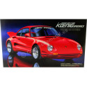 Cochesdemetal.es 1987 Porsche 911 Biturbo Koenig Specials "Kit de modèle en plastique" Rojo 1:24 Fujimi 12004