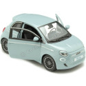 Cochesdemetal.es 2021 Fiat 500e Full Electric Azul Claro 1:24 Bburago 21110