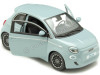 Cochesdemetal.es 2021 Fiat 500e Full Electric Azul Claro 1:24 Bburago 21110