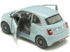 Cochesdemetal.es 2021 Fiat 500e Full Electric Azul Claro 1:24 Bburago 21110