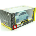 Cochesdemetal.es 2021 Fiat 500e Full Electric Azul Claro 1:24 Bburago 21110