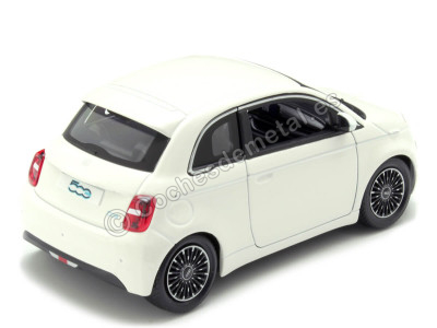 Cochesdemetal.es 2021 Fiat 500e Full Electric Blanco 1:24 Bburago 21110 2