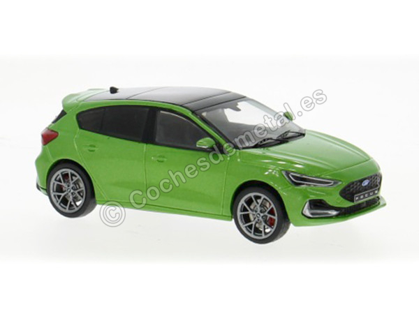 Cochesdemetal.es 2022 Ford Focus ST Verde Metalizado 1:43 IXO Models MOC333.22