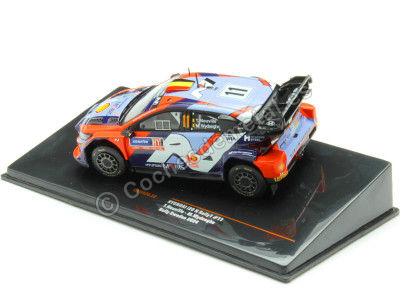 Cochesdemetal.es 2024 Hyundai i20 N Rally1 Nº11 Neuville/Wydaeghe Rally Suecia 1:43 IXO Models RAM926.22 2