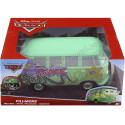 Cochesdemetal.es 2006 Volkswagen T1 CARS Fillmore Flower Power Hippy "Disney-Pixar Cars" Green Mint Decorated 1:24 JADA TOYS ...