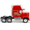 Cochesdemetal.es 2006 Cabeza Tractora MACK Superliner Mack Rusteze "Disney-Pixar Cars" Rojo Decorado 1:24 Jada Toys 98103