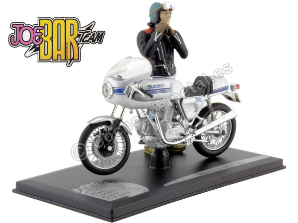 Cochesdemetal.es 1978 Ducati 900 SS Guido Brasletti Plateado "Joe Bar Team" 1:18 Solido S80041