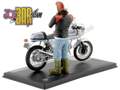 Cochesdemetal.es 1978 Ducati 900 SS Guido Brasletti Plateado "Joe Bar Team" 1:18 Solido S80041 2