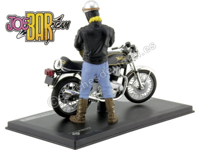 Cochesdemetal.es 1970 Norton Commando 850 Jean Manchzeck Negro "Joe Bar Team" 1:18 Solido S80034 2