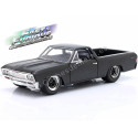 Cochesdemetal.es 1967 Chevrolet El Camino Fast X "Fast & Furious 10" Negro Estera 1:24 Jada Toys 34413 253203086