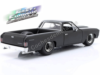 Cochesdemetal.es 1967 Chevrolet El Camino Fast X "Fast & Furious 10" Negro Estera 1:24 Jada Toys 34413 253203086 2