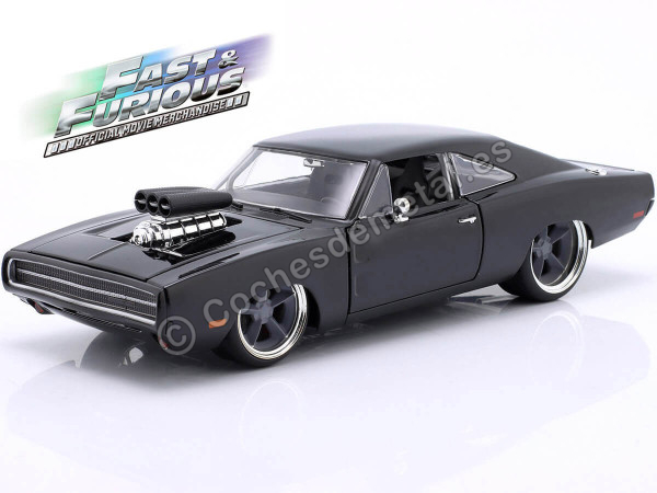 Cochesdemetal.es 1970 Dodge Charger Fast X "Fast & Furious 10" Negro 1:24 Jada Toys 34918 253203091