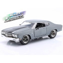 Cochesdemetal.es 1970 Chevrolet Chevelle SS Fast X "Fast & Furious 10" Gris Metalizado 1:24 Jada Toys 34923 253203099