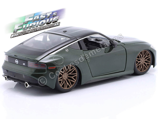 Cochesdemetal.es 2023 Nissan Z Fast x "Fast & Furious 10" Green Metallisé 1:24 JADA TOYS 34791 253203100