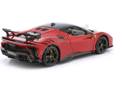 Cochesdemetal.es 2024 Ferrari SF90XX Stradale Rojo Magma Metalizado 1:18 Bburago 16020 2