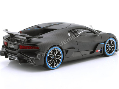 Cochesdemetal.es 2018 Bugatti Divo Edición Especial "50 Aniversario Bburago" Fibra de Carbono 1:18 Bburago 11101 2